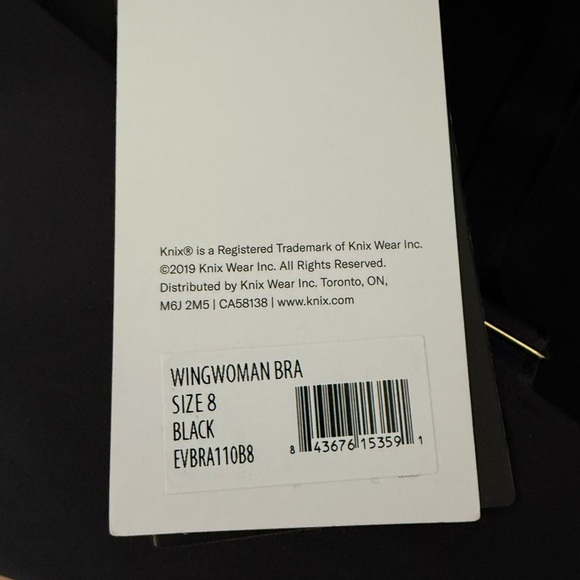 Knew Knix wingwomen Contour wireless bra in black size 8 40DD - Picture 5 of 10